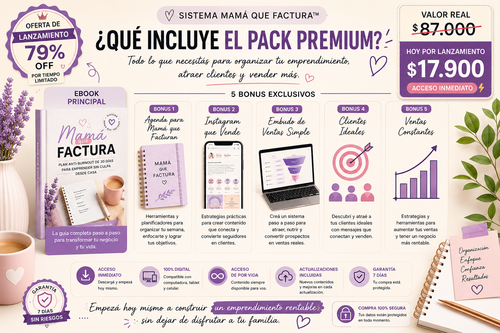 ✨ SISTEMA MAMÁ QUE FACTURA™